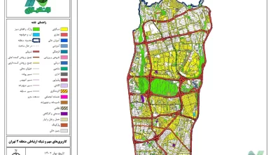 کامل‌ترین نقشه GIS منطقه 2 تهران 1402