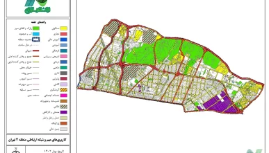 کامل‌ترین نقشه GIS منطقه 4 تهران 1402