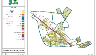 نقشه GIS پاکدشت 1403 و تصویر باکیفیت نقشه