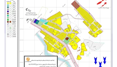 نقشه طرح هادی روستای خرایی پایین و پاورپوینت