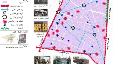 طراحی محله دروازه شمیران (طرح شهرسازی 3)