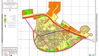 طرح جامع شهر سده همراه با آلبوم نقشه‌ها