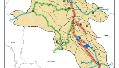 طرح جامع ناحیه غرب استان فارس همراه نقشه‌ها