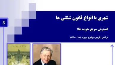 پاورپوینت گسترش سریع حومه ها در لندن، پاریس، برلین و نیویورک