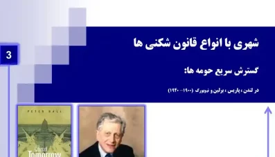 پاورپوینت گسترش سریع حومه ها در لندن، پاریس، برلین و نیویورک