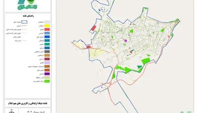 جدیدترین نقشه GIS ایلام 1404 و تصویر باکیفیت