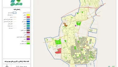 جدیدترین نقشه GIS بیرجند 1404 و تصویر باکیفیت