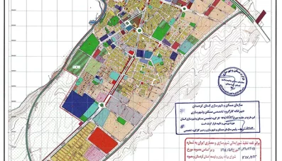 طرح جامع دهگلان همراه آلبوم نقشه‌های PDF