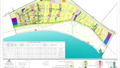 طرح جامع شهر جدید تیس 1397 همراه نقشه‌های PDF
